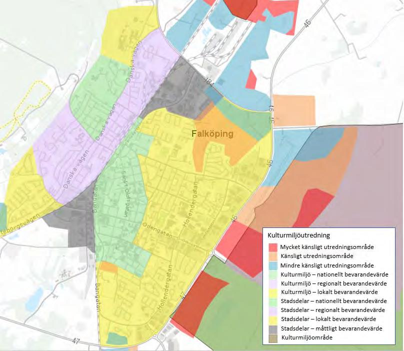 Förtätning är av många anledningar en viktig och prioriterad del i utvecklingen av Falköping, inte minst på grund av stadens läge med omgivande jordbruksmark och mark med höga naturoch kulturvärden.