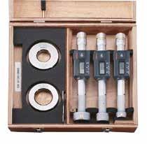 4 mikrometrar, 2 inställningsringar 468-981 6 12 IP65 digital 3-punkts invändig mikrometer ± 2 * 0,001 Inkl.