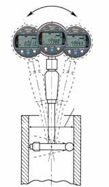 3 mikrometrar, 2 inställningsringar 468-983 25 50 IP65 digital 3-punkts invändig mikrometer ± 3 * 0,001 Inkl.