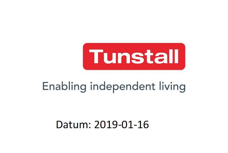 Datum: 2019-01-16 Kundinformation Tunstalls Trygghetscentral Driftstörningar december & januari Bakgrund Tunstall har under december 2018 samt januari 2019 drabbats av ett antal driftstörningar.