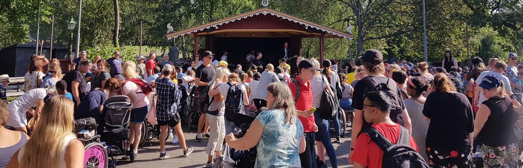 6 Skansendagen 2019 Med alla sinnen - Skansen för alla 2019 Onsdagen den 28 augusti arrangerades medlemsdagen på Skansen för 18e gången.