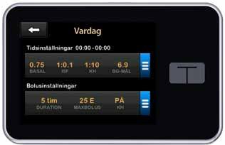 framtiden Behandling med insulinpump ger användaren ett friare liv med bättre blodsockerkontroll, bättre hälsa och ökad livskvalité jämfört med behandling med insulinpenna*.