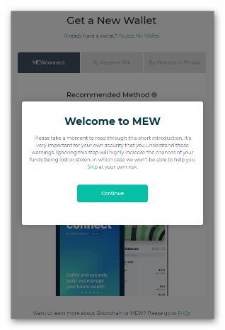 Vad är MyEtherWallet? MyEtherWallet (MEW) är ett gratis, öppet källkodssidegränssnitt. MEW låter dig interagera direkt med blockkedjan, medan du förblir i full kontroll över dina nycklar och pengar.