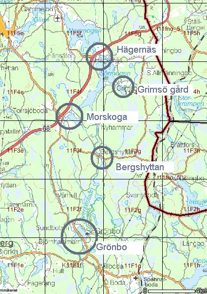18 Bilaga 1. Översikt över samtliga områden som varit eller är med i projektet. A. Aktiva områden Abisko (fjällnära norra Lappland) Startår.