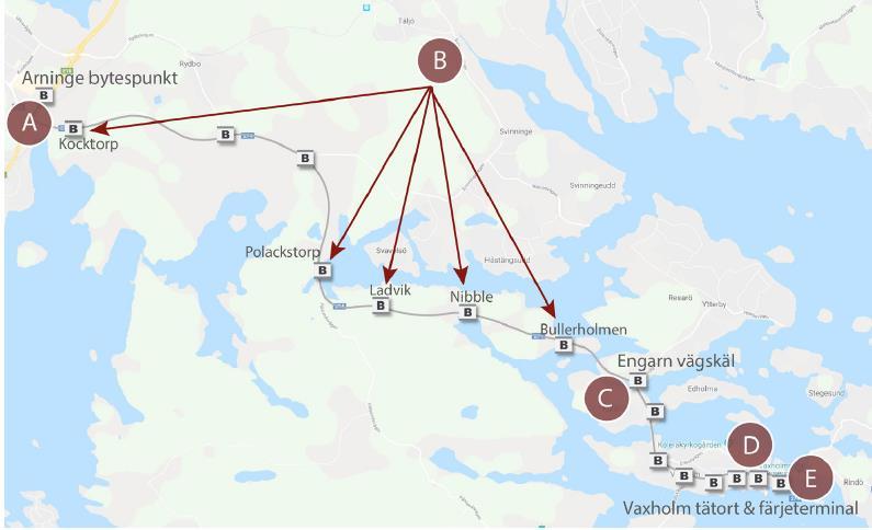 15(31) 3 Förslag till åtgärder Åtgärdsförslaget består av olika åtgärder som kan genomföras oberoende av varandra, men det är en fördel om dessa kan samordnas i tid med ombyggnation av trafikplats