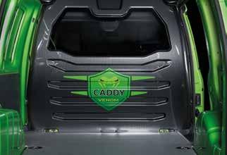 Vi har också fyllt Caddy Venom Edition med flera smarta assistans- och säkerhetssystem.