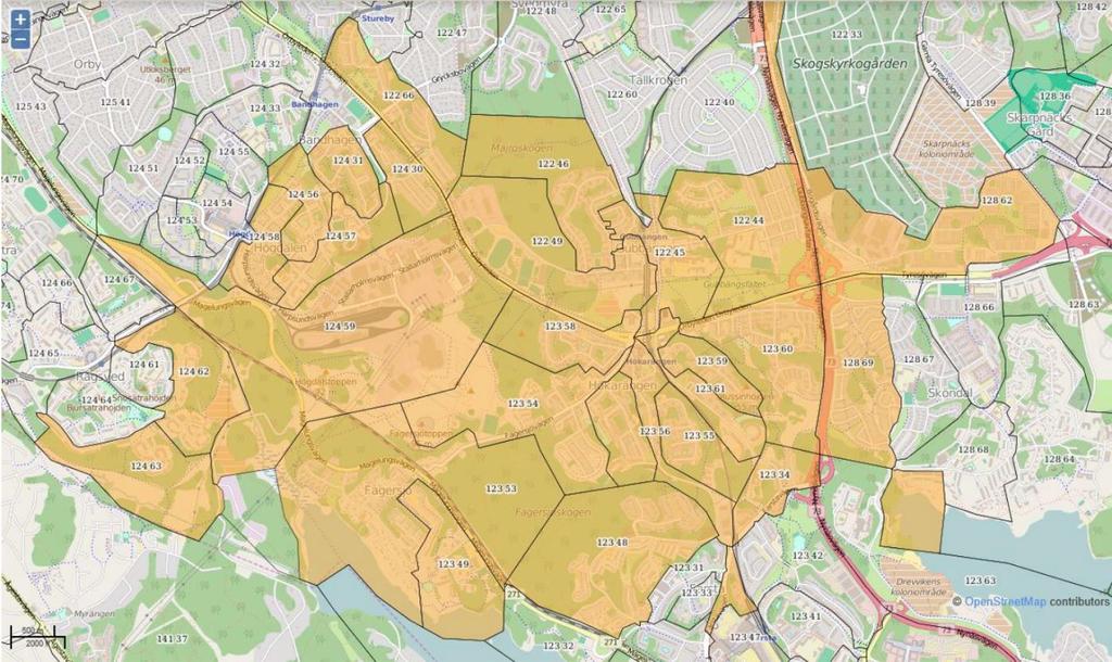 Information med inbjudan om samråd och öppna hus har skickats ut till hushåll och företag inom postnummerområden