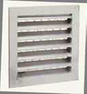 Ytterväggsgaller/Backspjäll Ytterväggsgaller BRYJ Gjutet aluminiumgaller för ute- eller avluft.