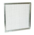 Ytterväggsgaller/Backspjäll Trådnätsgaller BRTO Trådnät med maskor 12 x 12 mm.