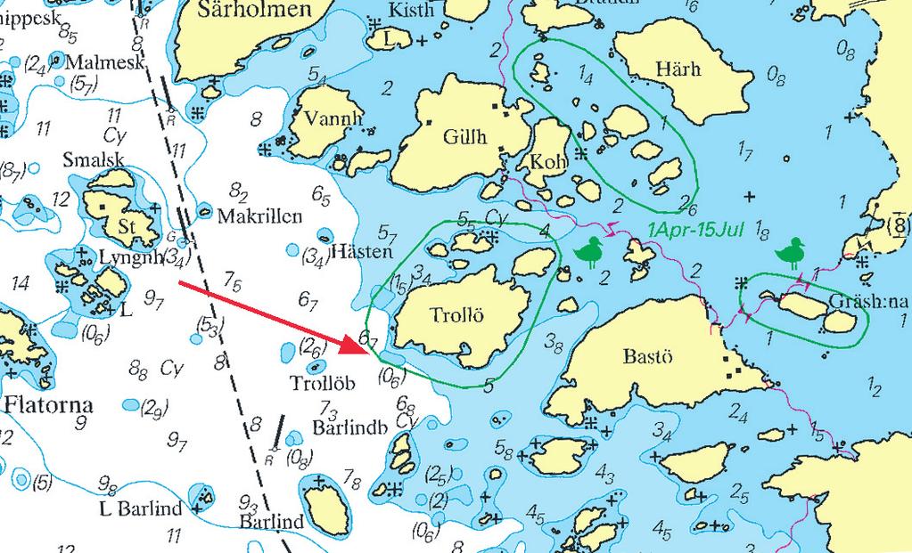 13 Nr 269 Sjöfartsverket, Norrköping. * 5797 (T) Sjökort/Chart: 9312 Sverige. Kattegatt. Göteborg. Eriksberg. Vattenområde avlyst.