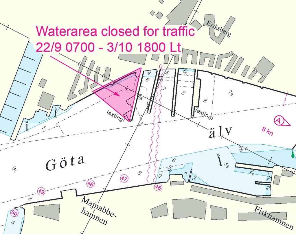 Nr 269 14 Avlyst vattenområde Länsstyrelsen Västra Götaland. 5791 Sjökort/Chart: 92 Danmark. Kattegatt. S om Anholt. Vrak. Ett vrak med ett minsta djup av 19,2 m skall införas på positionen.