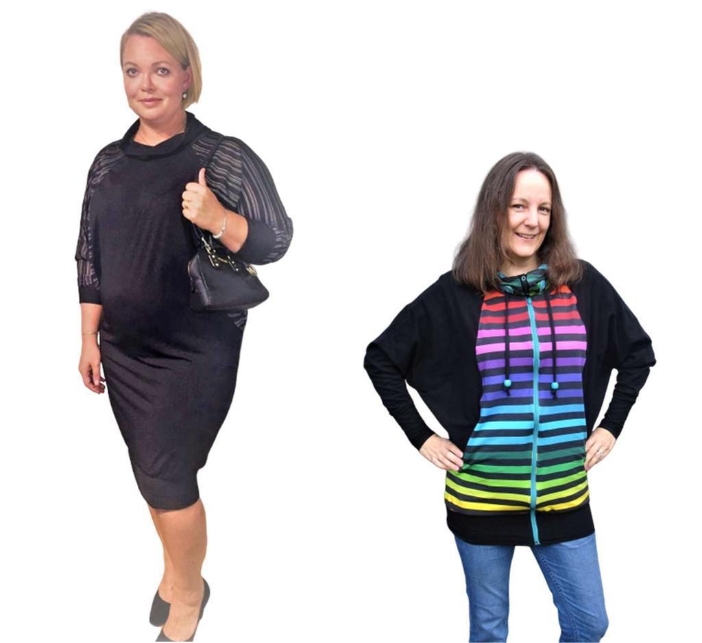 tutorial raglan autumn leaves storlek 32-60 Välj mellan fyra längder för att göra din tröja, jacka eller
