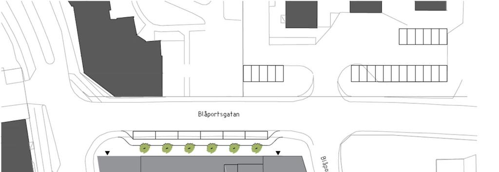 Övervägande delen av byggnaden är ca 6