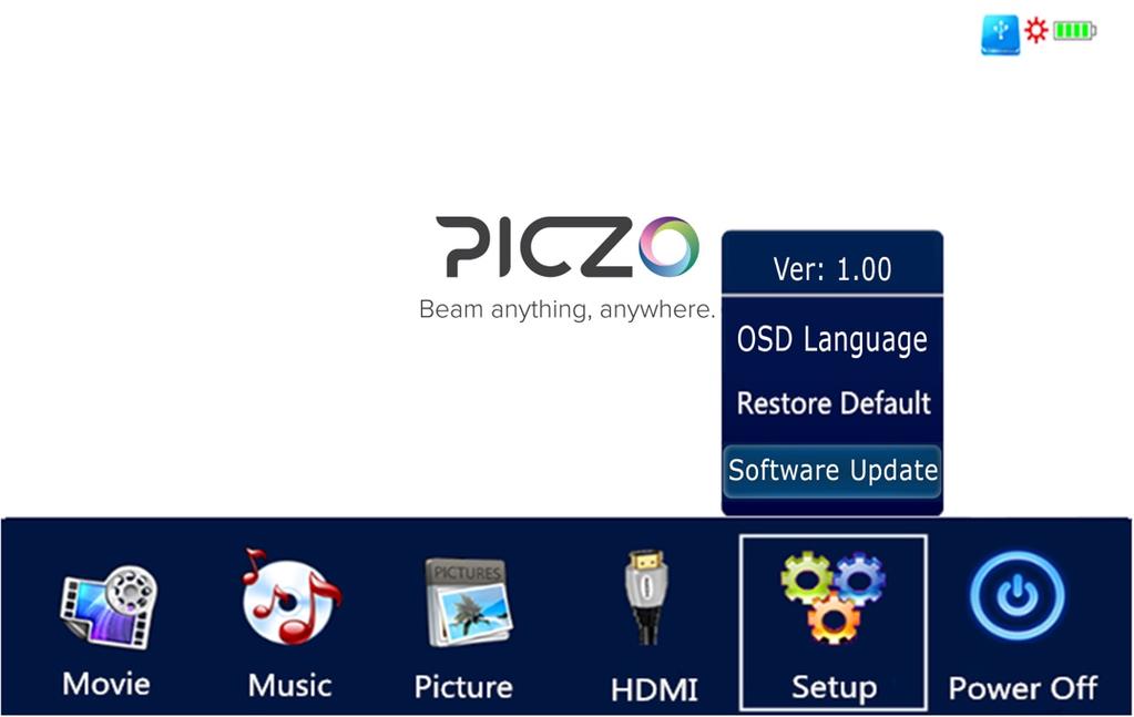 Mjukvaruuppdatering V2. Model: PICZO 1 - PDF Gratis nedladdning