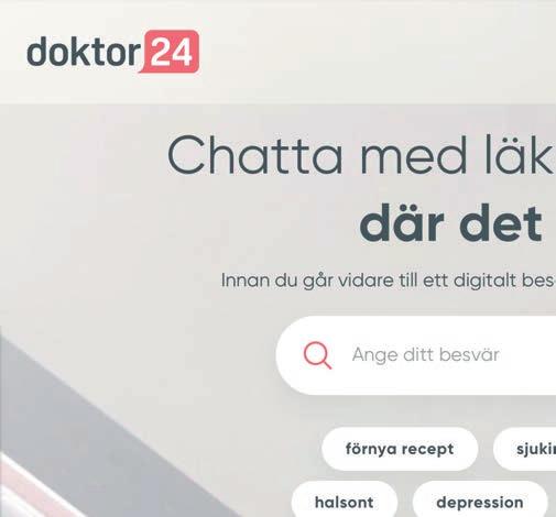 Startsidan på doktor24.se vård som dess yttersta styrka och håller inte med de kritiker som tror att det leder till överkonsumtion.