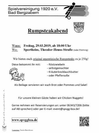 Bad Bergzabern, den 13.03.2019-39 - Südpfalz Kurier - Ausgabe 11/2019 Der Böhämmer Stammtisch trifft sich jeden Donnerstag, 19:00 Uhr im Nebenraum des Schlosshotel.