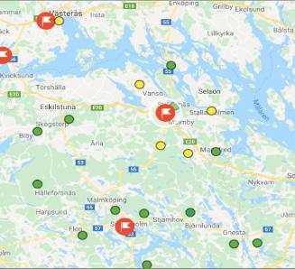 Freelways digitala system kan användas för att samordna transporter av lokala livsmedel Den digitala tjänsten Freelway har utvecklat ett koncept som påminner om den mobilapplikation som Region