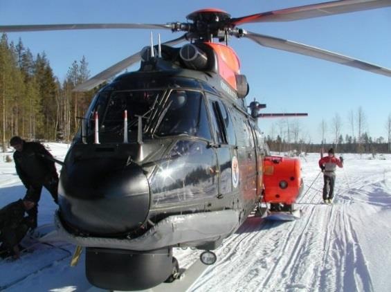 Helikoptern skulle klara en timmes anflygning, en timmes sökning, en timmes återflygning och därefter ha 30 minuters reservbränsle. Valet blev Super Puma som ersättare till Vertol BV 107.