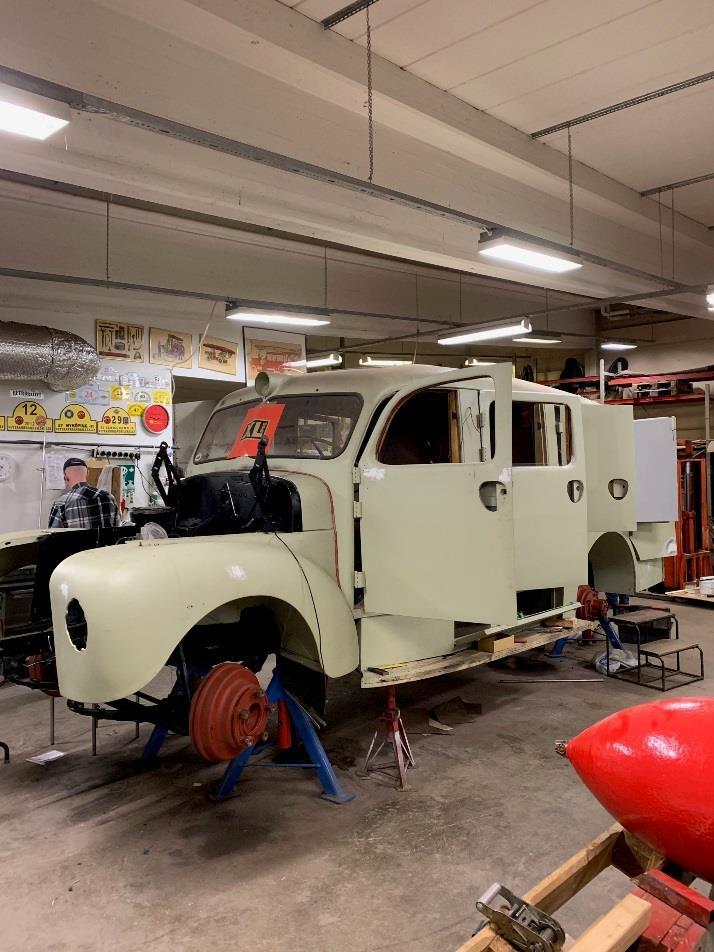 Fordonsgruppen har en Typbrandbil L 341 som är under