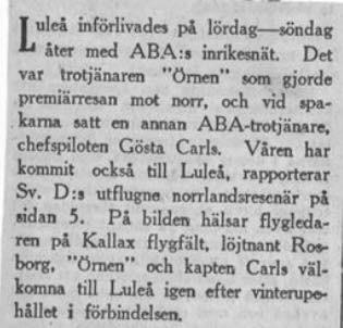 Fält 20 östra Kallaxheden blev därmed den första militära flygplatsen i landet som öppnades för civil flygtrafik. Chefen för F 21 är fälthållare än idag för både militärt och civilt flyg.