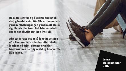 [Läs scenariot högt för klassen.