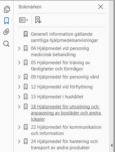 Anvisningarna finns under ISO-koder som innehåller sex siffror, t.