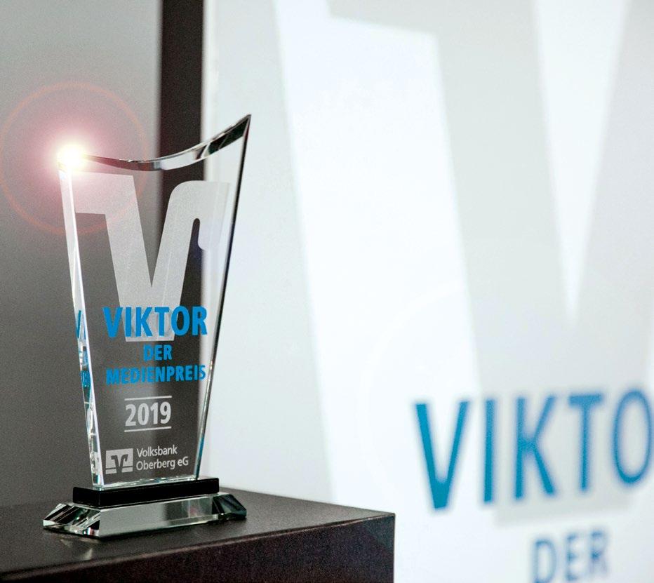 Innovation VIKTOR Der Medienpreis 50 51 - Medienpreis der Volksbank Oberberg für Studierende der TH Köln, Campus Gummersbach Der Medienpreis VIKTOR ist ein weiterer Baustein unserer Partnerschaft mit