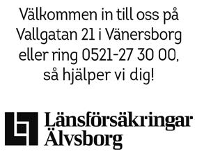 Sundsgatan 11 Vänersborg Tel. 0521-10 000 Hamngatan 13, Vänersborg Tel.