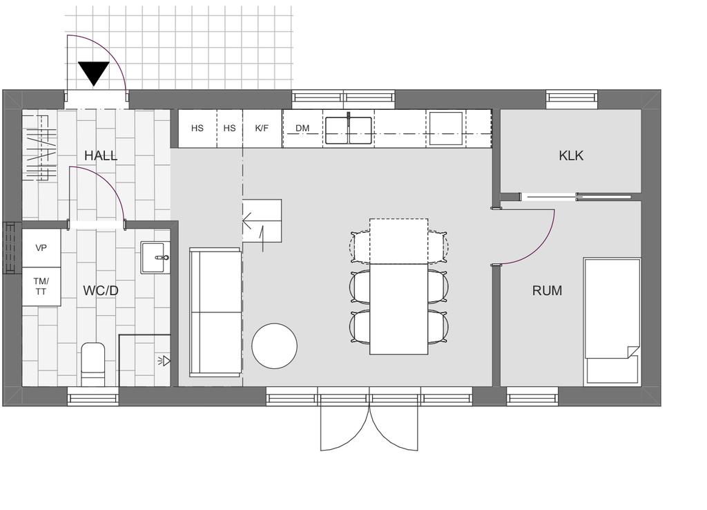 V N S Ö STUDIOHUS 14:3 BOAREA: 41 M 2