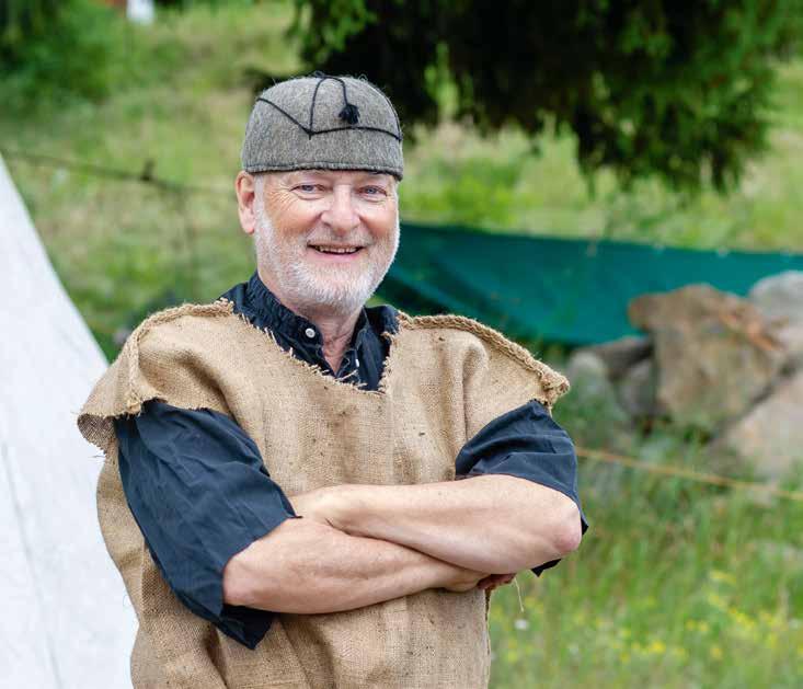 Mannen bakom berättelsen om Varin Röde, Göran Lundgren, ser fram emot att på allvar komma igång med arbetet inför sommarens stora teatersatsning här på Kyrktunet.