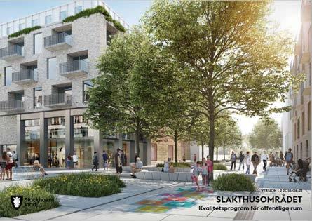 Slakthusområdet ska utvecklas från ett renodlat verksamhetsområde till en blandad stadsdel med cirka 4 000 bostäder, nya arbetsplatser, förskolor, skolor, idrottsfunktioner och andra urbana
