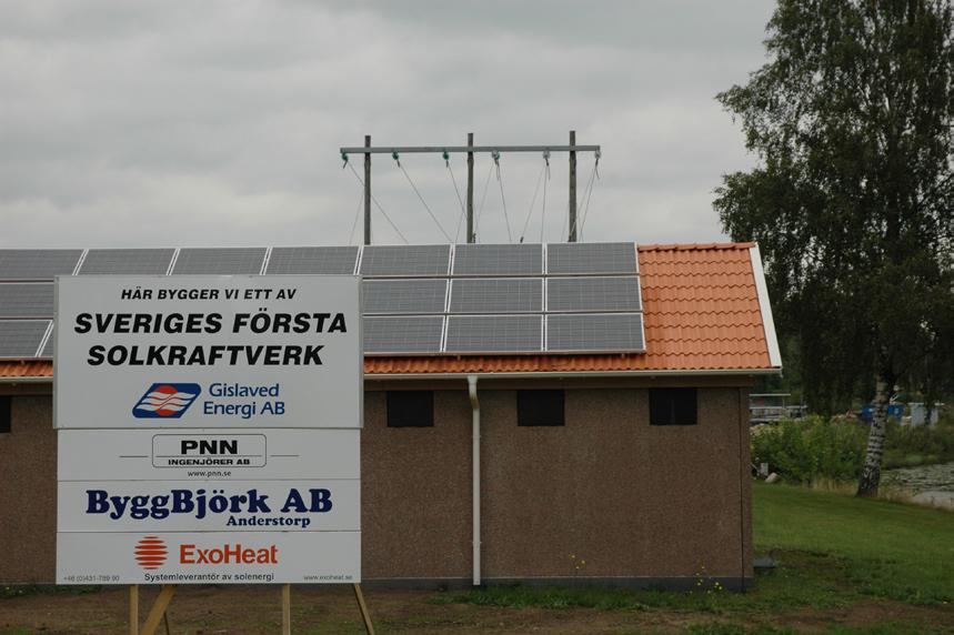 Solenergi Sedan år 2000 har 45 ansökningar från Gislaveds kommun om solvärmebidrag beviljats av Länsstyrelsen i Jönköpings län.