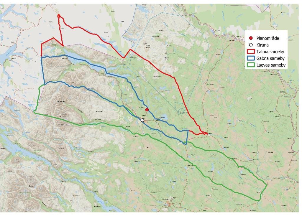 4.2 SAMEBYAR Rennäringen i markerna kring Kurravaara på södra sidan Torneälven bedrivs av Gabna sameby.