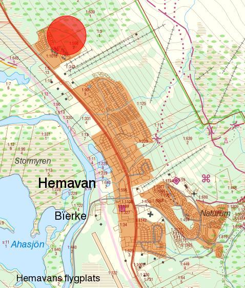 Översiktskarta Markägoförhållanden Planområdet omfattar fastigheterna Björkfors 1:598 samt del av Björkfors 1:639 och ägs av Hemavan Ski Lodge AB och av privatpersoner.