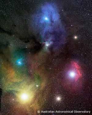 http://www.aao.gov.au/images/captions/uks004.html Rho Ophiochi (B-star, binary) ANTARES Aka Alpha-Scorpius, a magnitude 1.