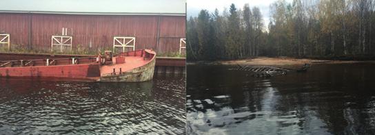 Vasen består av upprättstående träd på botten med grenar och rötter. Det skapar en bra plats för fiskar att gömma sig vilket därför passar bra att meta vid.