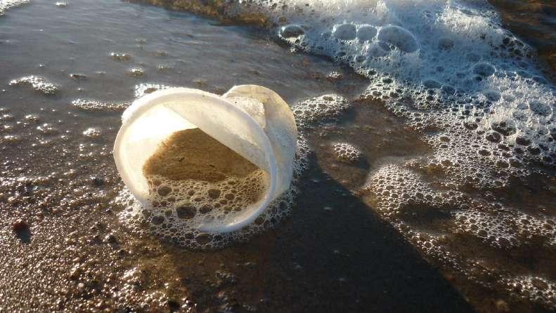 NEDSKRÄPNINGEN AV ÖSTERSJÖN - Den största delen av skräpet i havet kommer från land. - Slänger du en tom förpackning i naturen kommer den med stor sannolikhet att hamna i havet, exempelvis med vinden.