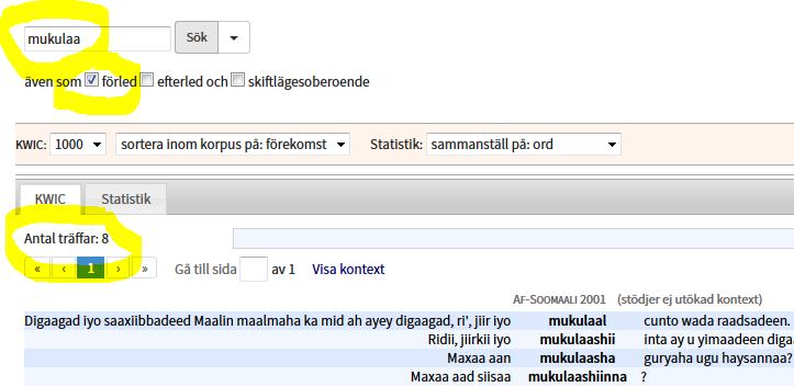 Som man kunde misstänka var denna synonym mindre vanlig än det mera neutrala bisad.