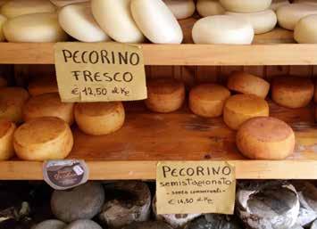 Från Siena kommer den utsökta skinkan cinta senese som har DOP-status (Denominazione di Origine Protetta), en italiensk kvalitetsbeteckning för jordbruksprodukter.