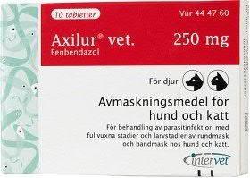 Badmask Drocit 50 mg tabletter Egågsdos Doserig eligt vikt Prazikvatel +