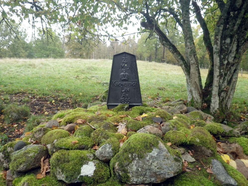 milstenar, alla är från 1855.