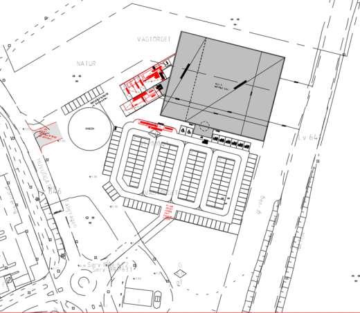 Trivector 13:39 bedömd LOA om 3200 kvadratmeter. Se nedanstående figur för placering och förslag på illustrationsplan. Figur 2-5.