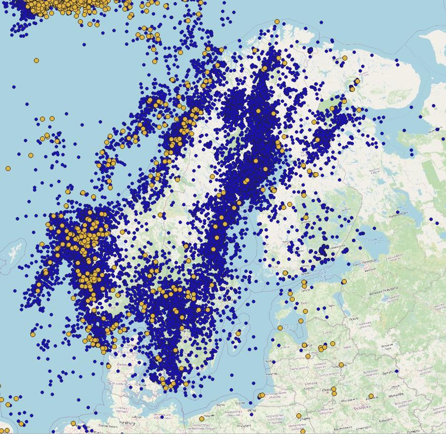 European Seismic Hazard Model 2020 Ur svensk/finsk synvinkel finns problem med ESHM20: 23 500 skalv