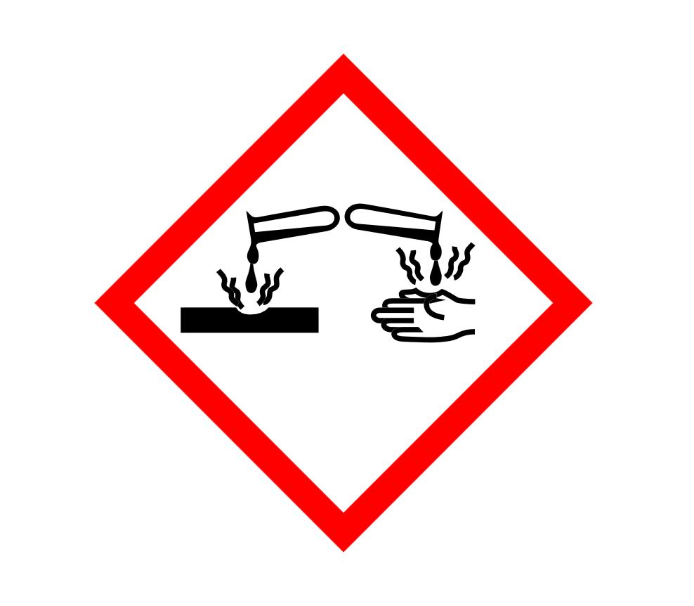 24 Säkerhet skyddsutrustning Vilken skyddsutrustning krävs vid arbete med substanser märkta med följande farosymbol?