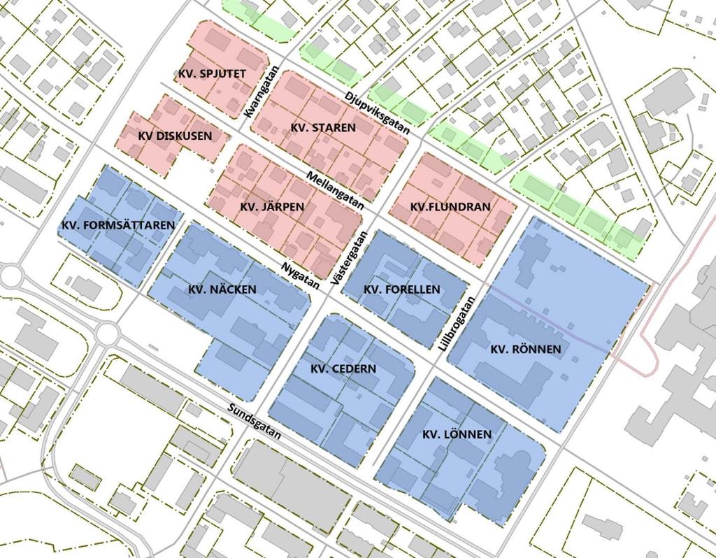 Sid 12 3.2.4 Specifika riktlinjer för delområdet Övre Norrmalm Området uppritades 1876 i en stadsplan som då tog höjd för en framtida stadsutveckling.