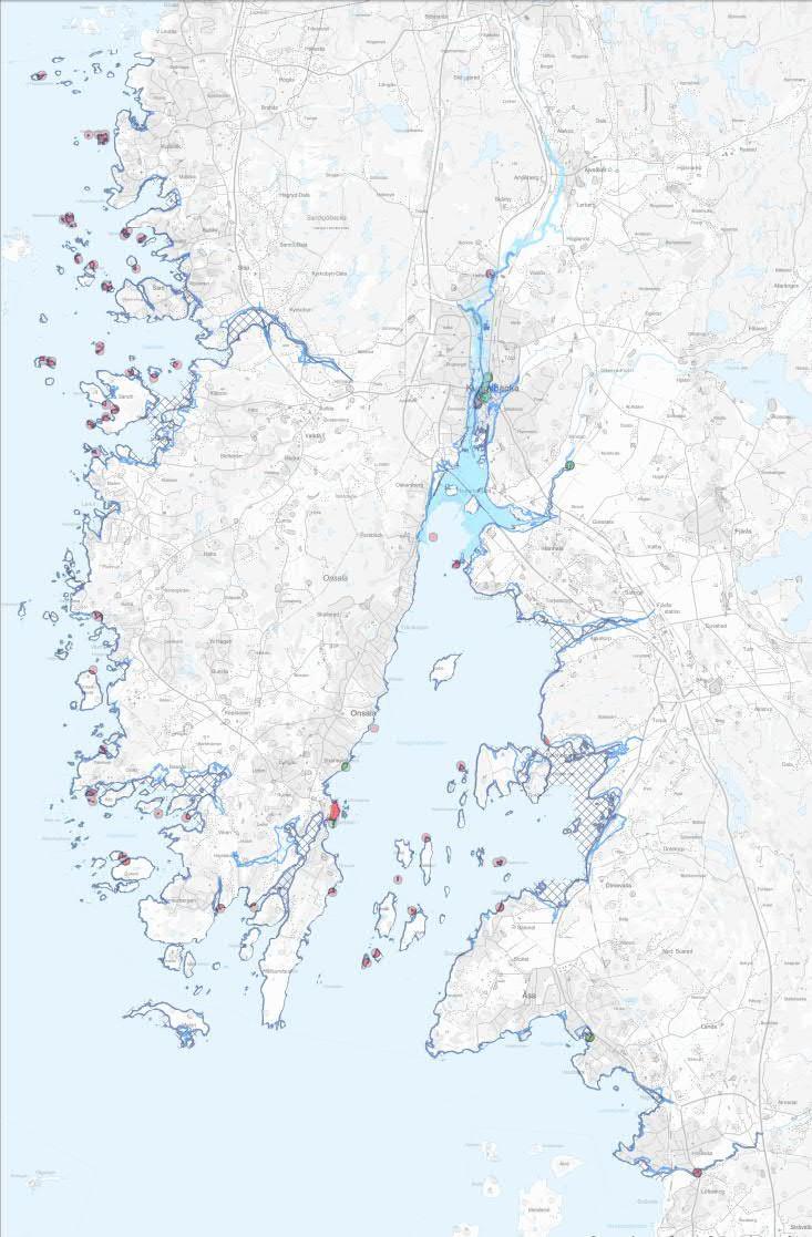 Så länge marken ligger stabilt skadas sannolikt inte fornlämningarna, men förekommande fynd inbäddade i fornlämningarna kan påverkas vad gäller deras bevarandegrad.