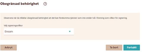 I Guide: Att välja rätt behörigheter listas alla behörigheter och exempel på vad som kan passa olika roller. Klicka på den användare som du vill ge begränsad behörighet. Klicka på länken Ändra.