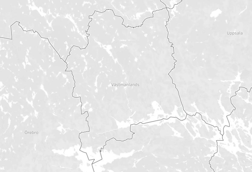 Förnybart Transport Bostäder KWh/m2 Kartan till höger beskriver den genomsnittliga årliga energianvändningen per m² bostadsyta och invånare för samtliga kommuner i länet.