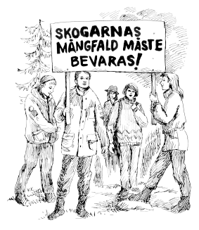 Här står ett träd: vinden sjunger ordlösa dikter i dess breda krona. Jag vet att trädets öde är att bli papper: ett papper som längtar efter ord.