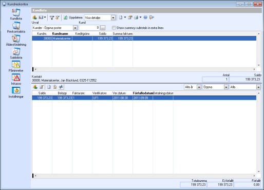 Mamut Business Software Registrera en inbetalning Registrering av inbetalningar från kunder kan du antingen göra via Reskontra eller Verifikatsregistrering.